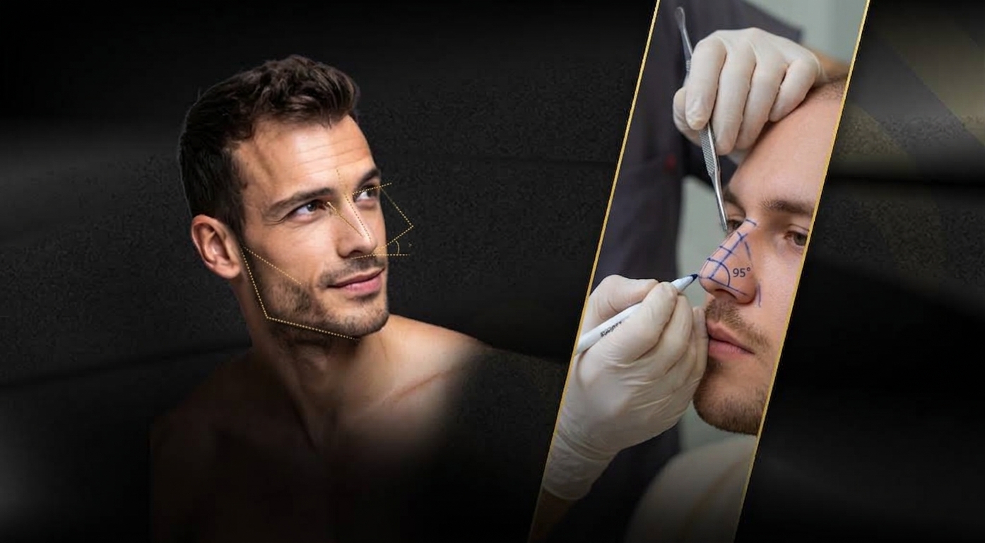 Rhinoplasty for Men: Preserving Strong Features While Refining the Nose